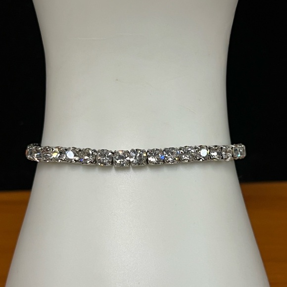 3 Stretch Rhinestone Bracelets - Picture 8 of 8